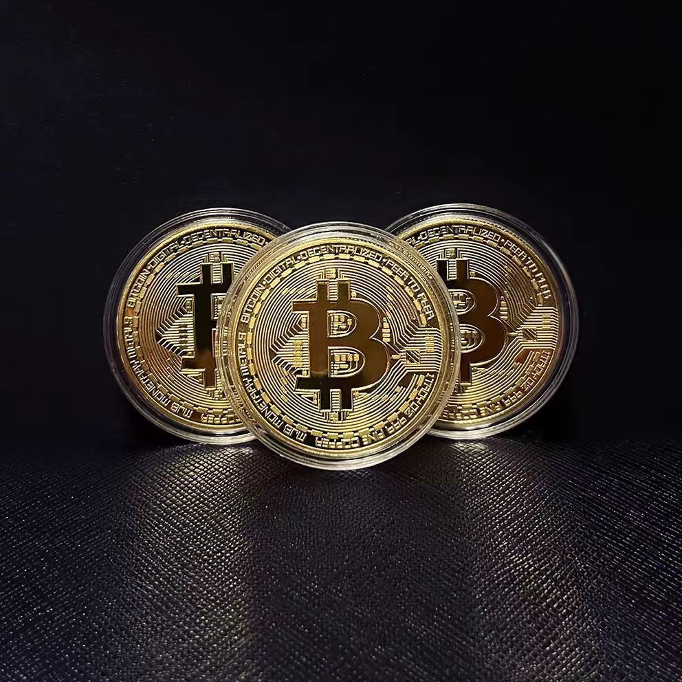 BTC commemorative coin Bitcoin-style coin handicraft gift